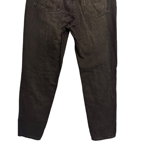 2/$30 ZARA Womens 4 Jet Black Distressed High Waisted Jeans Cotton Casual Style - Picture 13 of 16